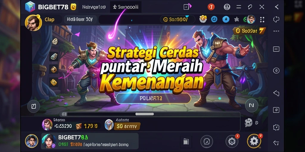 Tampilan gameplay dinamis dan menantang dalam BIGBET78.
