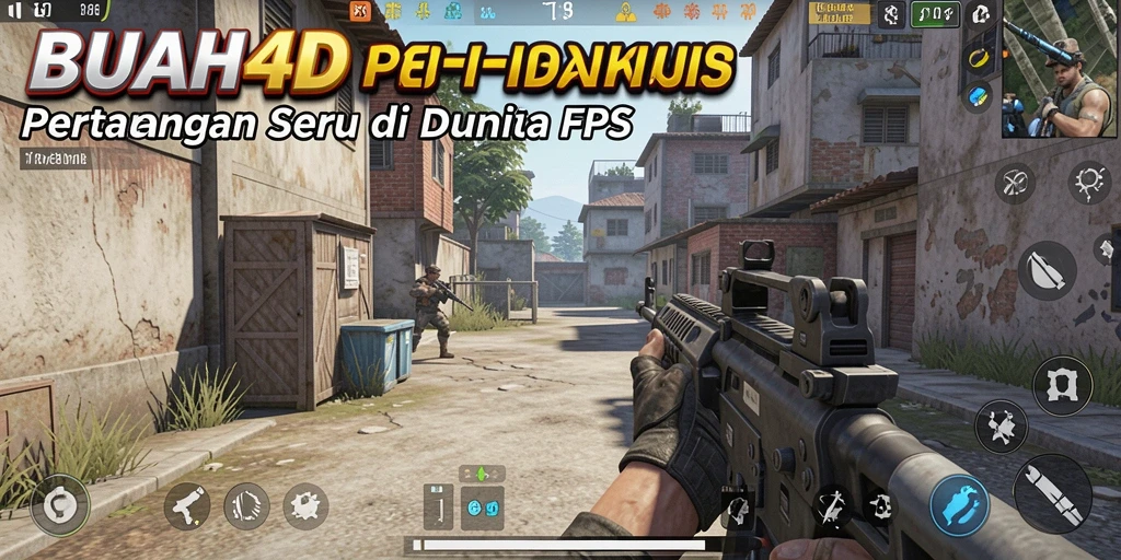 Tampilan gameplay BUAH4D yang penuh aksi dan strategi FPS.
