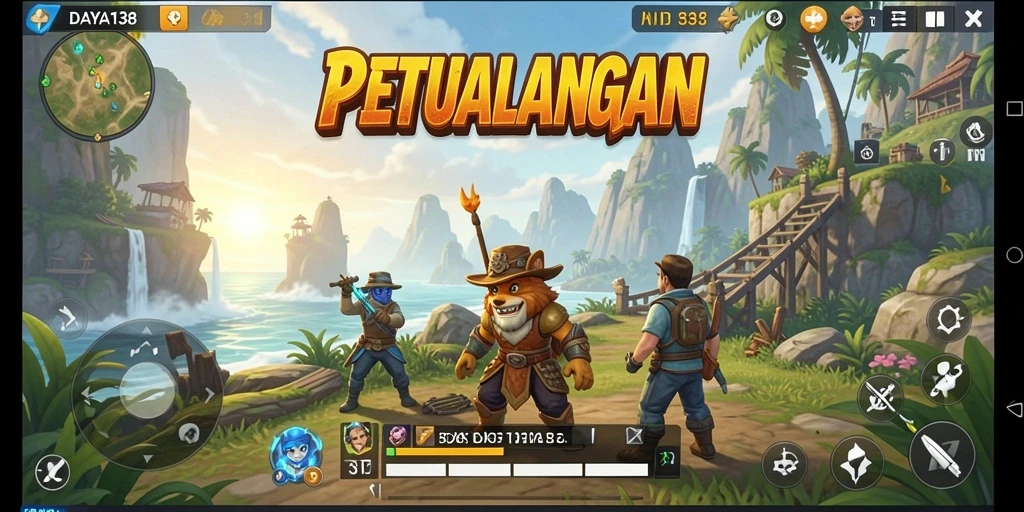 Tampilan menakjubkan dari gameplay Open World di DAYA138.