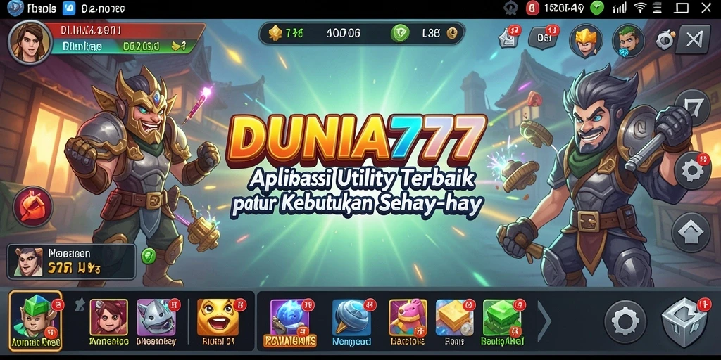 Screenshot DUNIA777 menampilkan antarmuka pengguna yang ramah dan fungsional.