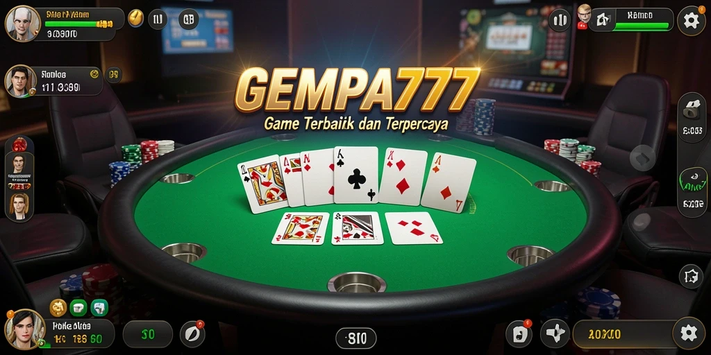 Tangkap momen seru bermain poker di GEMPA777.