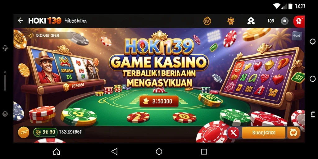 Tampilan gameplay Kasino HOKI138 yang mengasyikkan dan interaktif.