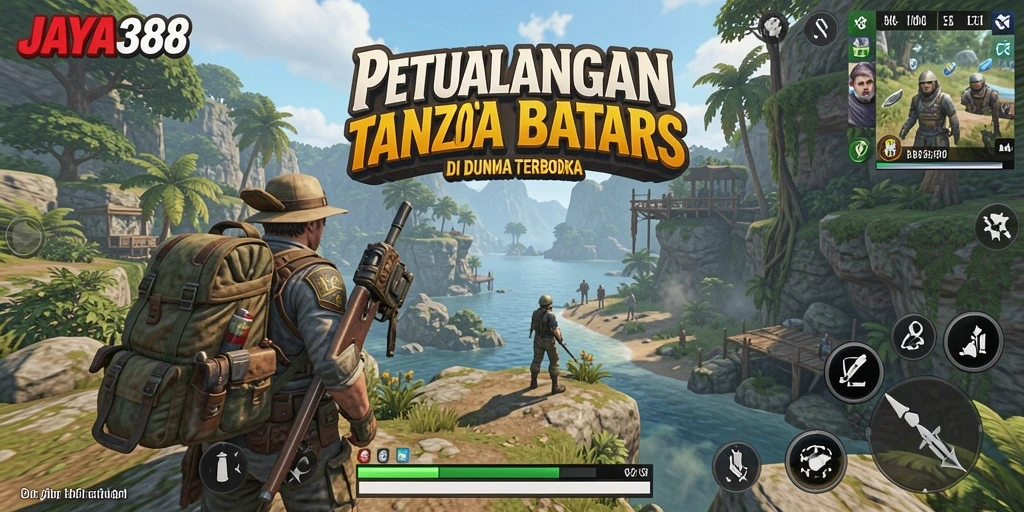 Screenshot JAYA388 menampilkan eksplorasi dunia Open World yang mengesankan.