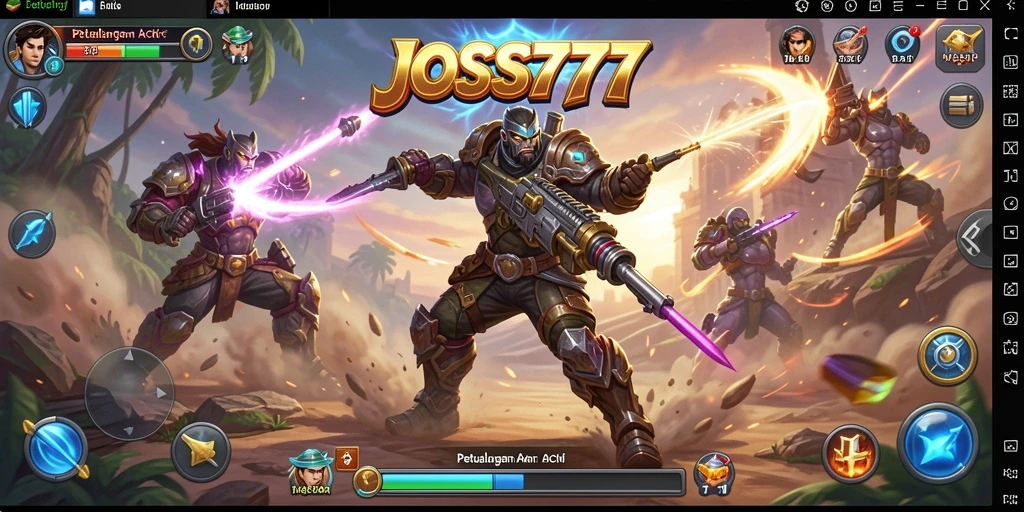 Tampilan gameplay JOSS777 yang penuh aksi dan menegangkan.