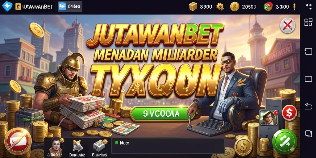 Screenshot utama menampilkan gameplay Tycoon yang menarik dan interaktif.