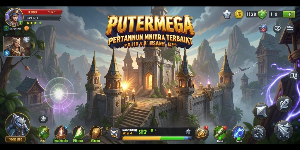 Screenshot PUTERMEGA menampilkan aksi seru dalam Tower Defense.