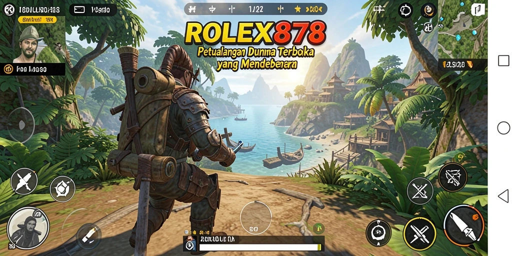 Gameplay menarik dengan dunia terbuka yang luas di ROLEX878.