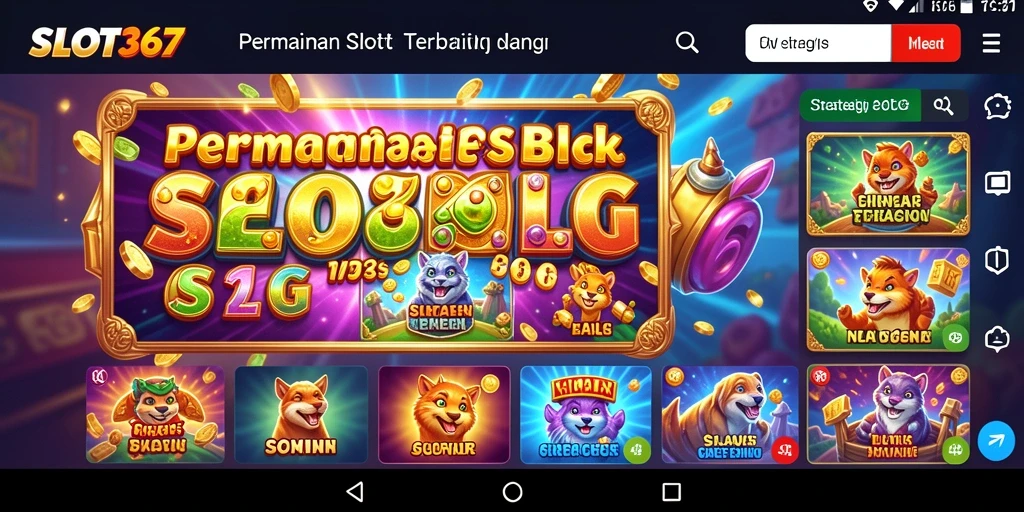 Screenshot gameplay menunjukkan pengalaman slot yang mendebarkan.