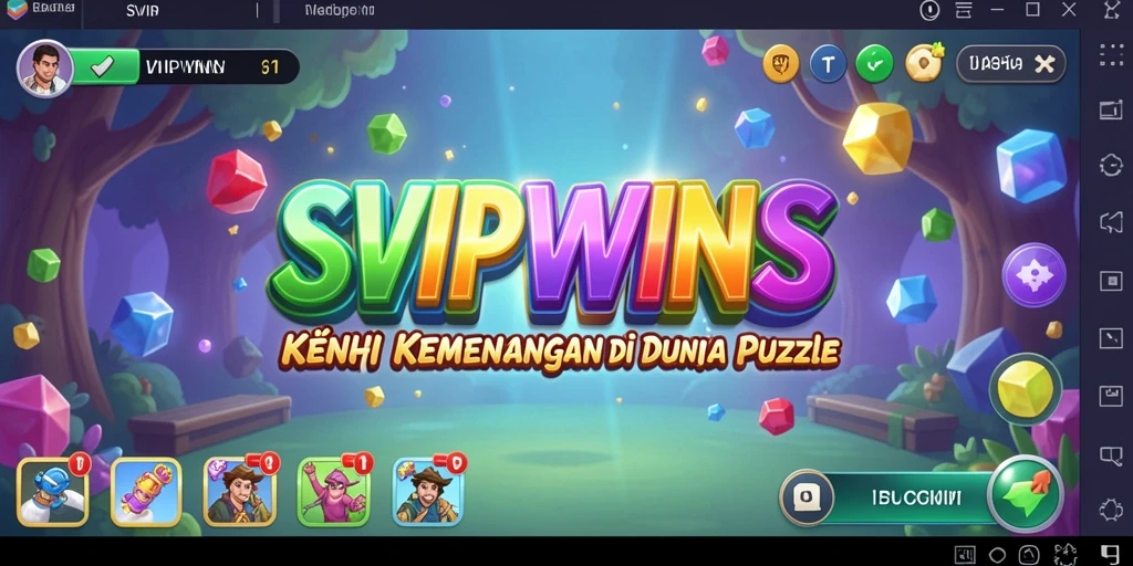 Screenshot gameplay SVIPWINS yang menunjukkan tantangan Puzzle menarik.